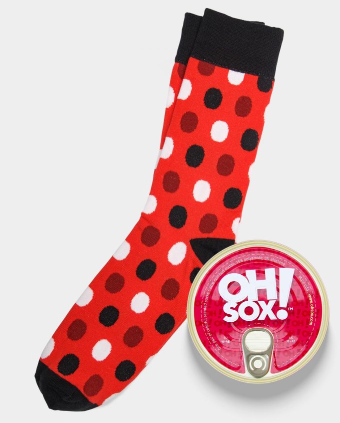 Oh Sox Colorful socks Orange Dot Kvepiančios kojinės